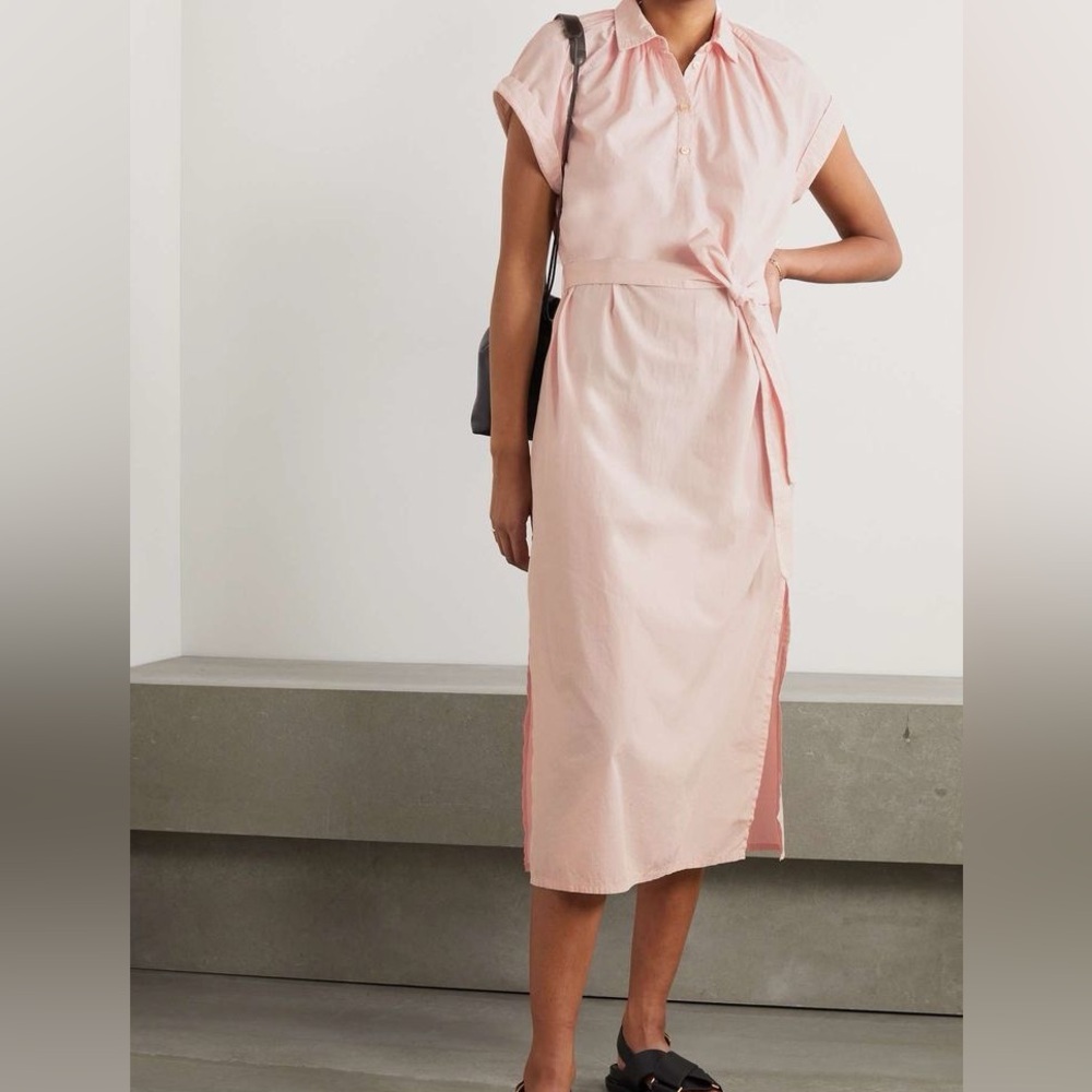Officine Generale Nolwenn belted shirtdress